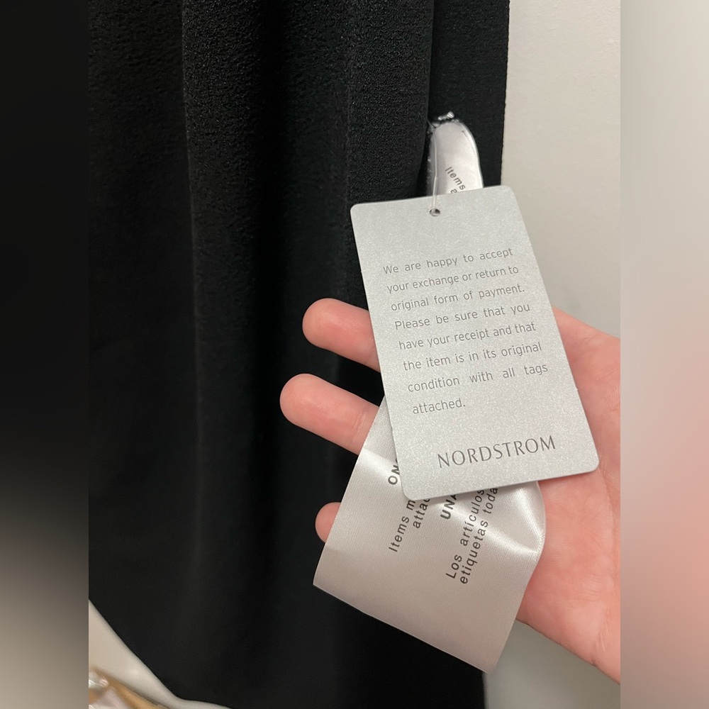 NWT Dress The Population Tiffany One-Shoulder Midi Dress Black Size Medium - Picture 7 of 16